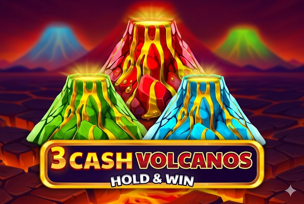 3 Cash Volcanos: Hold & Win — Octoplay