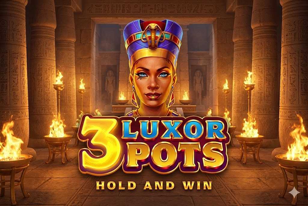 3 Luxor Pots Hold and Win — Playson