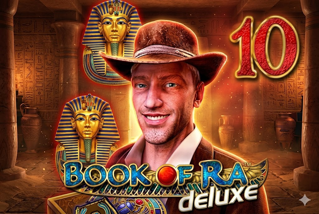 Book of Ra deluxe 10 — Novomatic