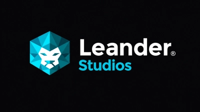 Leander Games logo